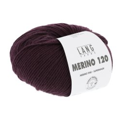 Lang Yarns - Merino 120 Fv. 390 Eggplant