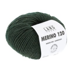 Lang Yarns - Merino 120 Fv. 398 Oliven Chante Claire