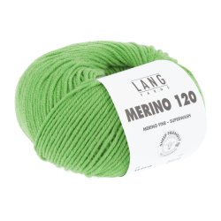 Lang Yarns - Merino 120 Fv. 416 Lys grn