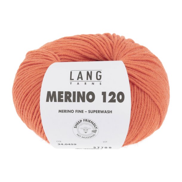 Lang Yarns - Merino 120 Fv. 459 Orange