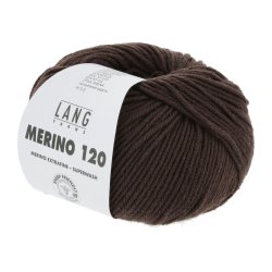Lang Yarns - Merino 120 Fv. 468 Mrk brun
