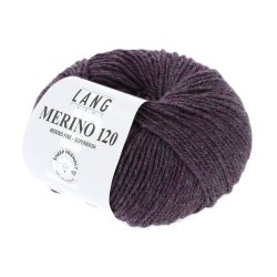 Lang Yarns - Merino 120 Fv. 480 Eggplant Melange