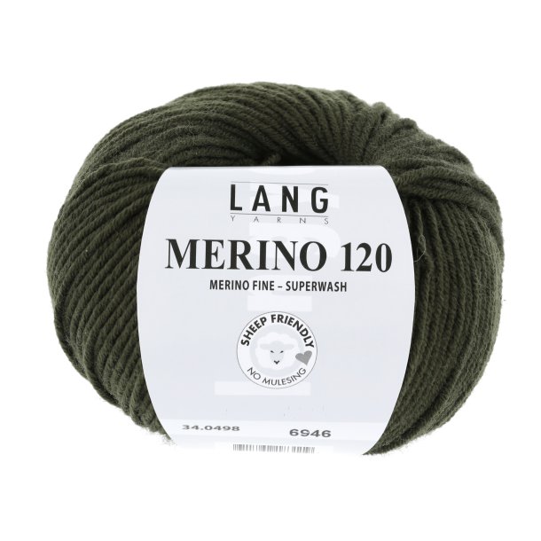 Lang Yarns - Merino 120 Fv. 498 Jger Grn