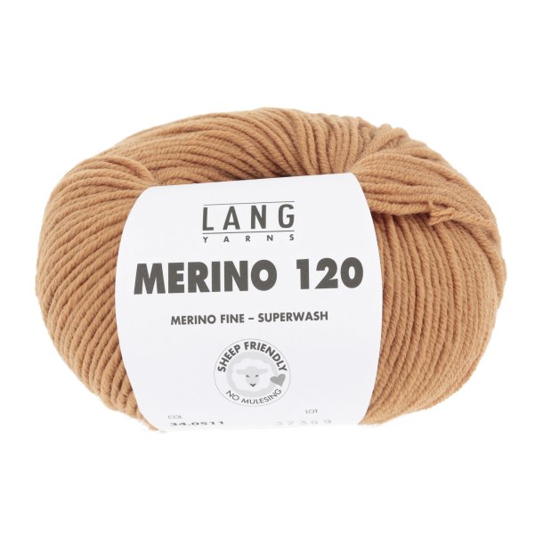 Lang Yarns - Merino 120 Fv. 511 Cognac