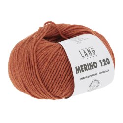 Lang Yarns - Merino 120 Fv. 559 Orange Melange