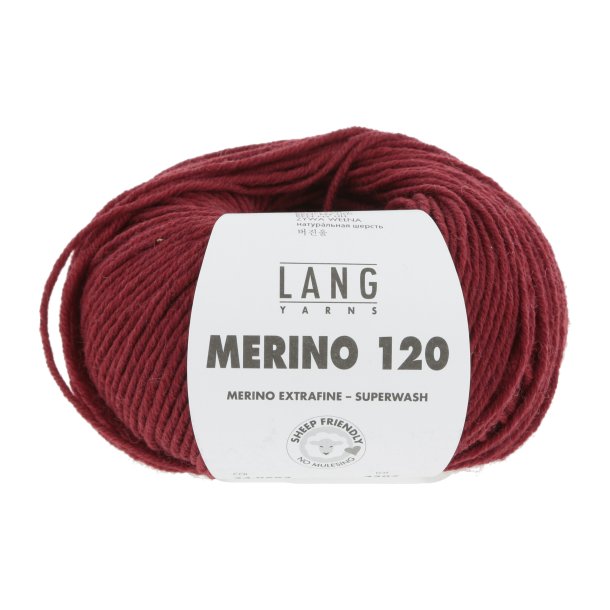 Lang Yarns - Merino 120 Fv. 562 Mrk Rd Melange