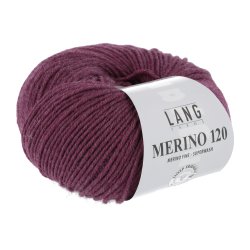 Lang Yarns - Merino 120 Fv. 566 Cyclamen Melange