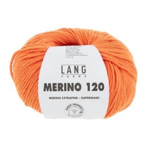 Lang Yarns - Merino 120 Fv. 659 Orange Neon