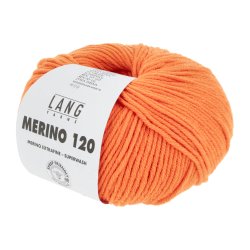 Lang Yarns - Merino 120 Fv. 659 Orange Neon