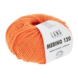 Lang Yarns - Merino 120 Fv. 659 Orange Neon