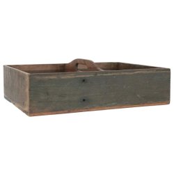 Kasse m/4 rum og hank p� tv�rs UNIKA