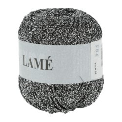 Lang Yarns - Lam� Fv. 223 S�lv/Sort