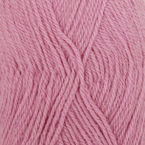 Drops Alpaca garn Unicolor 3720 Mellem Rosa