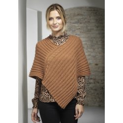 Stavanger-Poncho Tibet - Cewec - Enkeltopskrift nr 3826