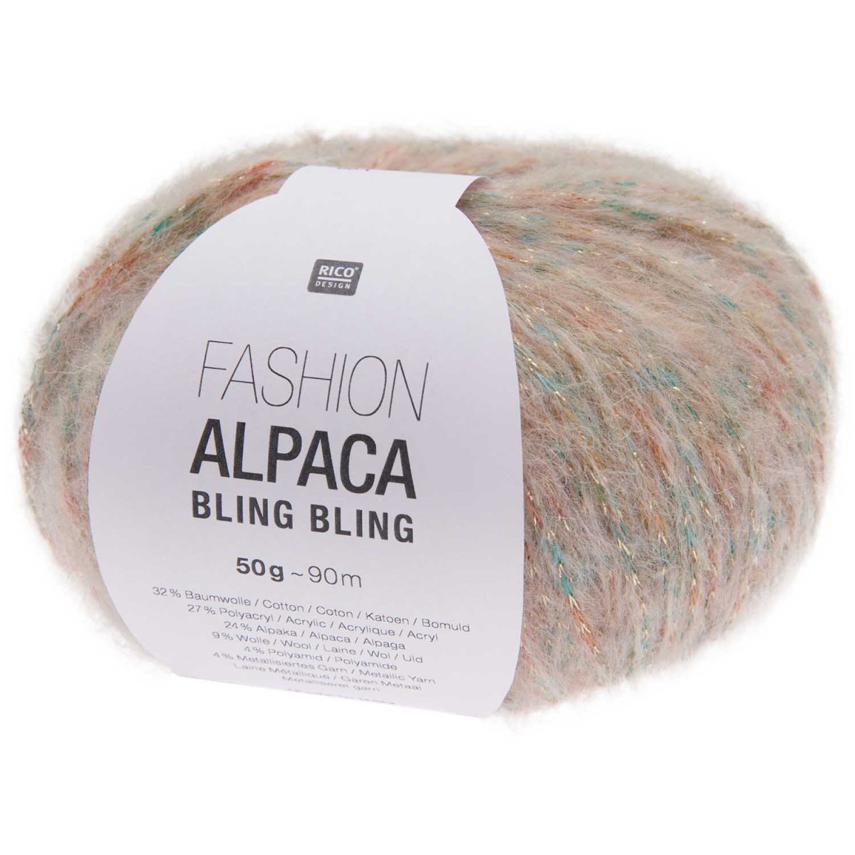 Rico Design - Fashion Alpaca Bling Bling Fv. 01 - RICO - FASHION ALPACA BLING BLING - Thecornershop.dk Billigt Garn, hobby Interiør.