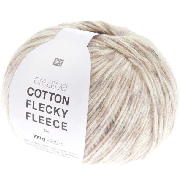 Creative - Cotton Flecky Fleece Fv. 01 Earthy