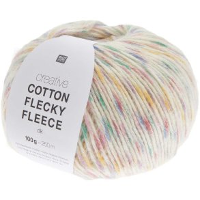 Creative - Cotton Flecky Fleece Fv. 04 Rainbow