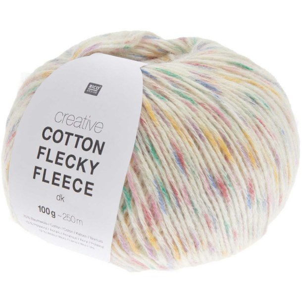 Creative - Cotton Flecky Fleece Fv. 04 Rainbow