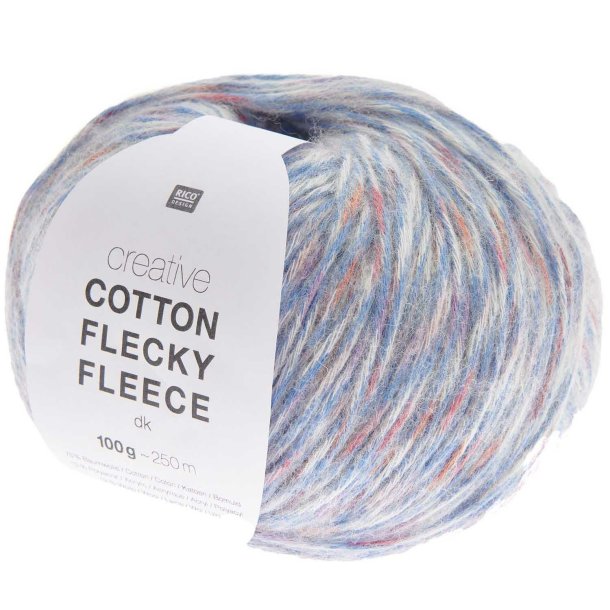 Creative - Cotton Flecky Fleece Fv. 10 Aqua