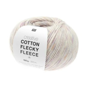 Creative - Cotton Flecky Fleece Fv. 11 Lilla
