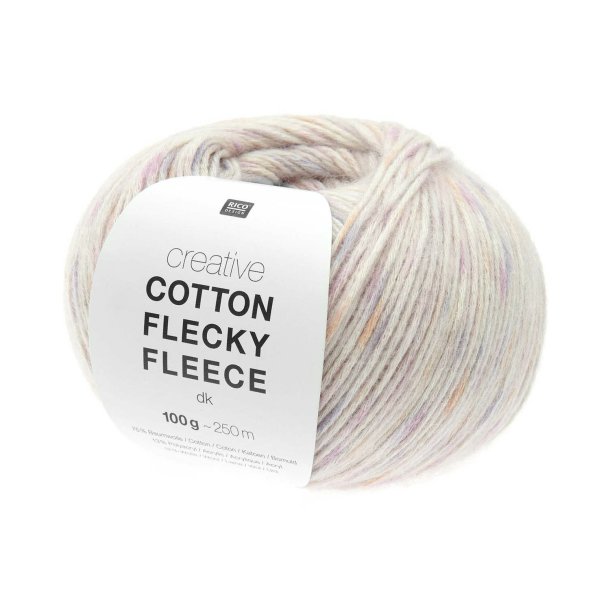 Creative - Cotton Flecky Fleece Fv. 11 Lilla