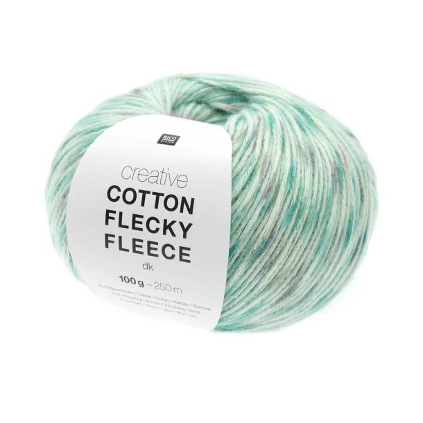 Creative - Cotton Flecky Fleece Fv. 12 Turkis