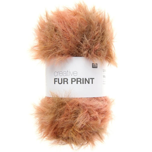 Rico - Fur Print Pelsgarn Fv. 01 Early Browns