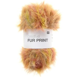 Rico - Fur Print Pelsgarn Fv. 02 Warm Shades