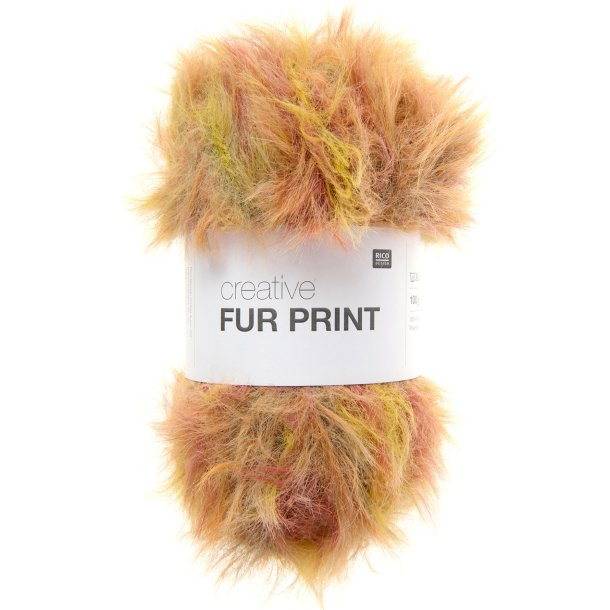 Rico - Fur Print Pelsgarn Fv. 02 Warm Shades