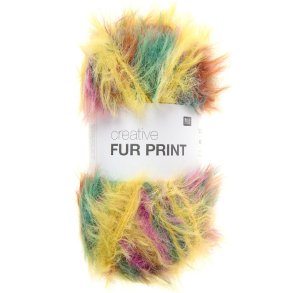 Rico - Fur Print Pelsgarn Fv. 03 Summer Berries