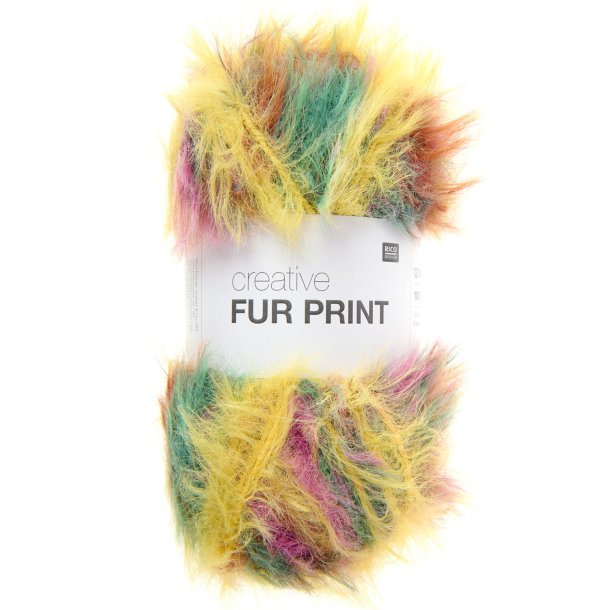 Rico - Fur Print Pelsgarn Fv. 03 Summer Berries
