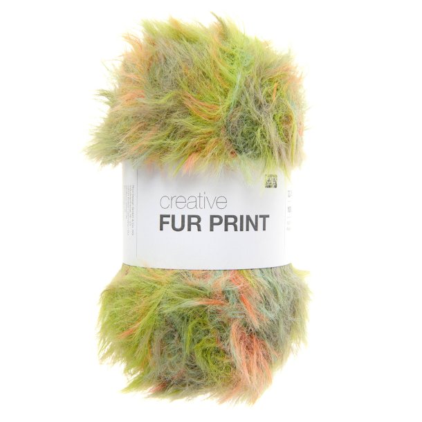 Rico - Fur Print Pelsgarn Fv. 04 Fresh Colours