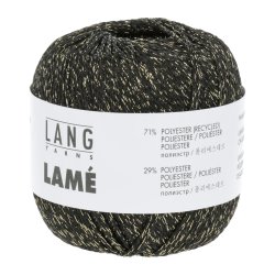 Lang Yarns - Lam&egrave; 135m Fv 38.0004 Sort/Guld