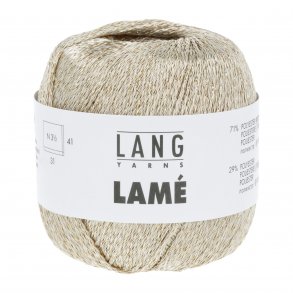 Lang Yarns - Lamè 135m Fv 38.0022 Hvidguld