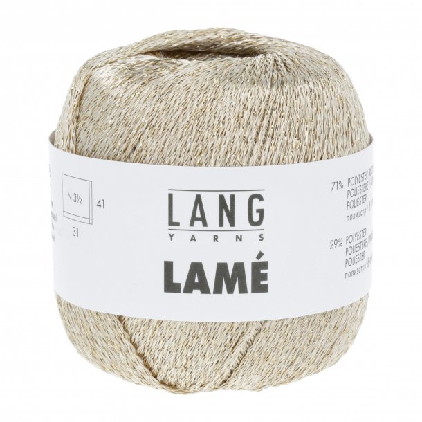 Lang Yarns - Lam&egrave; 135m Fv 38.0022 Hvidguld