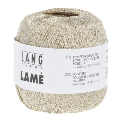 Lang Yarns - Lam&egrave; 135m Fv 38.0022 Hvidguld
