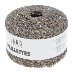 Lang Yarns - Paillettes Fv. 03 Mrk Guld/Beige