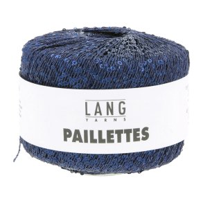 Lang Yarns - Paillettes Fv. 10 St�l Bl�