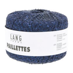 Lang Yarns - Paillettes Fv. 10 St�l Bl�