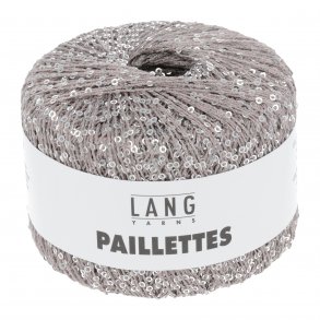 Lang Yarns - Paillettes Fv. 23 Lys Brun M/ Slv