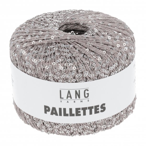 Lang Yarns - Paillettes Fv. 39-0023 Lys Brun M/ Slv