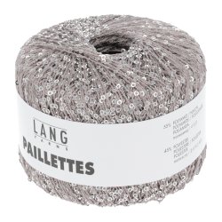 Lang Yarns - Paillettes Fv. 23 Lys Brun M/ Slv