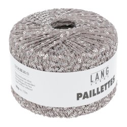 Lang Yarns - Paillettes Fv. 23 Lys Brun M/ Slv