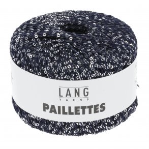 Lang Yarns - Paillettes Fv. 35 Bl/Lilla m/ Slv