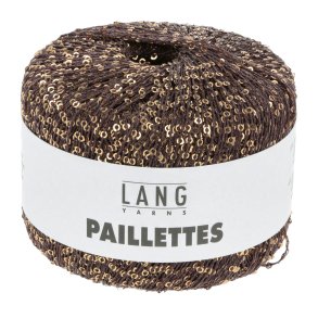 Lang Yarns - Paillettes Fv. 68 Brun/Guld