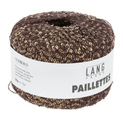 Lang Yarns - Paillettes Fv. 68 Brun/Guld