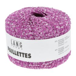 Lang Yarns - Paillettes Fv. 85 Pink/Slv