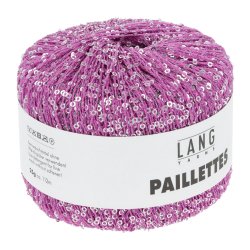 Lang Yarns - Paillettes Fv. 85 Pink/Slv