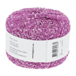 Lang Yarns - Paillettes Fv. 85 Pink/Slv
