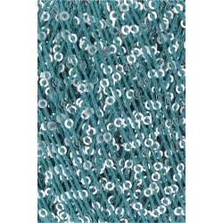 Lang Yarns - Paillettes Fv. 88 Petrol med Slv